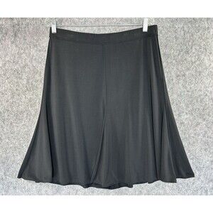NWT Max Studio Specialty Products Women Fit And Flare Skirt Black Size L